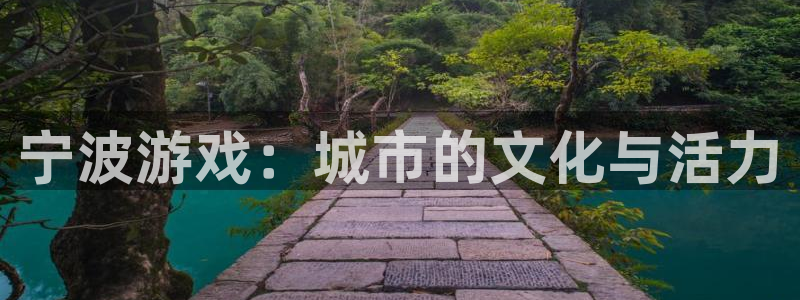 恩佐娱乐官方注册：宁波游戏：城市的文化与活力