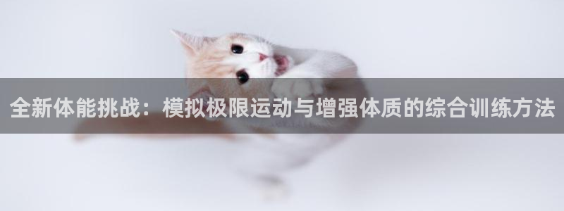 b体育必一运动官网：全新体能挑战：模拟极限运动与增强体质的综合训练方法